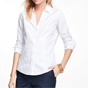 Brooks Brothers fitted dress shirt•NWT•White•size 8